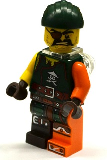 LEGO Minifigure-Sqiffy with Neck Bracket (70600)-Ninjago-NJO215-Creative Brick Builders